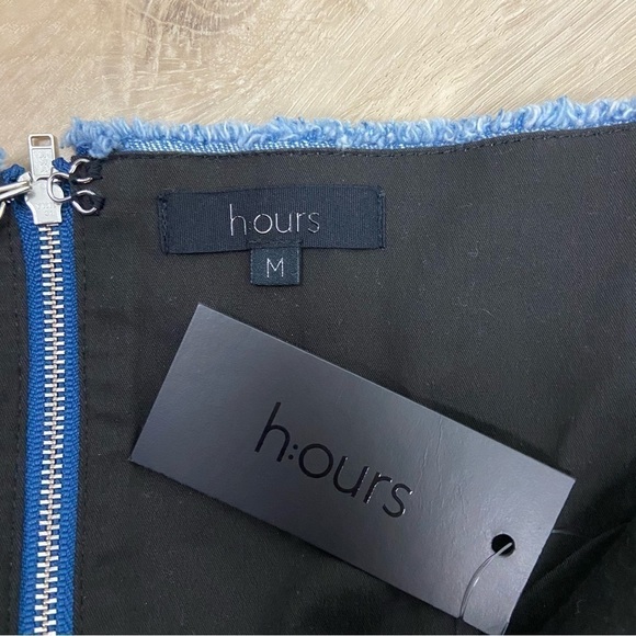 H:ours London Corset Top in Dark Blue Size M - Picture 6 of 9